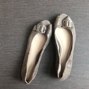 Calvin Klein Peep Toe Shoes Flats
